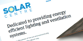 Screenshot of Solar Centre website